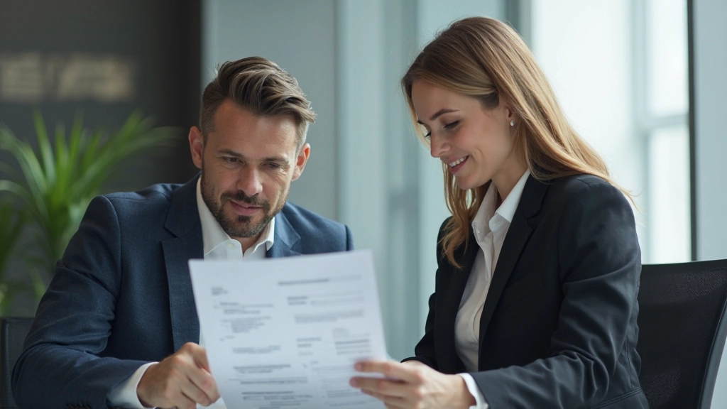 Профессиональная встреча сотрудников при обсуждении заработной платы